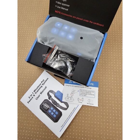 Electric Fence for Dogs 2 in 1 Wireless Pet Collar Fence All in OneTraining - Picture 4 of 4